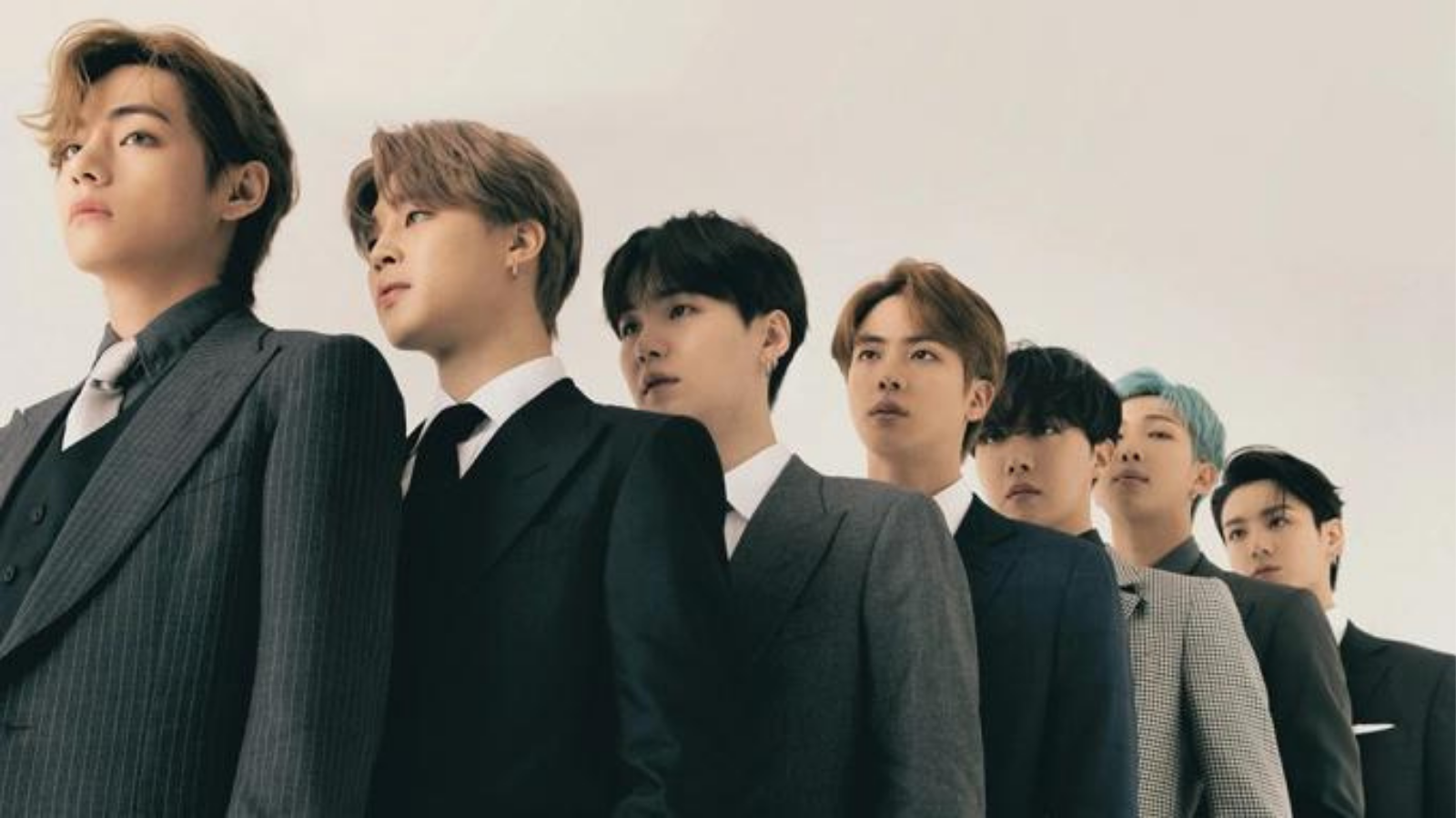 A shot of all seven members of BTS from Variety Magazine 
